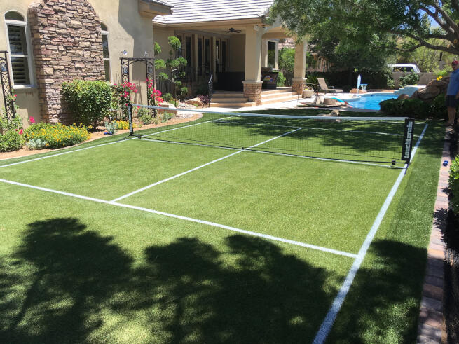 Asheville Backyard Pickleball Court